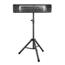 Radiador Infravermelho 2500 W-Duoku-com Tripé, Aquecimento Externo para Terraço, Jardim e Varanda, 3 Níveis de Calor, Controle Remoto