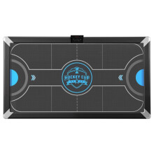 Airhockeytafel 226 cm - Duoku - Airhockeyspel met Elektronische Teller, voor Speelkamers, Kelders en Huizen, LED Verlichting