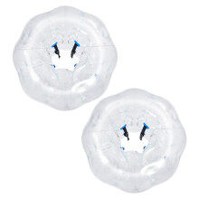 Bulle Bubble Foot Gonflable 2PCs 1,5 m-Duoku-Bumper Ball Transparente, Costume de Bubble Foot pour Adultes, Activités de Plein Air