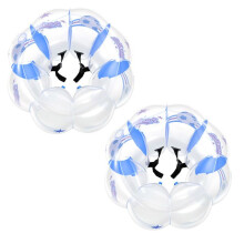 Bulle Gonflable pour Activités Extérieures-Duoku-2 Pièces 1,2 m, Ballon Transparent pour Adolescents, Fabriqué en PVC Résistant