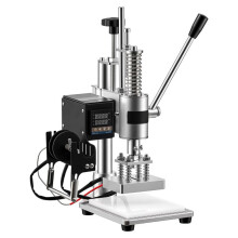 Hittepers voor Leer-Duoku-met Plaat van 10x10 cm, Druk van 160 kg, Digitale Temperatuurregeling