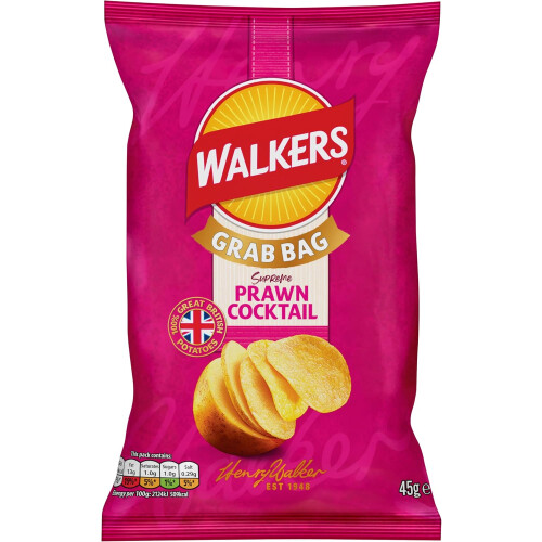Walkers Walkers Prawn Cocktail Crisps 32x45g