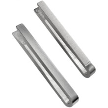 (Silber (ein Stück)) Tamarat Reversible Tie Clip for Men TPS-187 Made in Japan Tie Pin Business Accessory