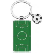 (Stil 2) AYEUPZ Soccer Keychain Personalized Football Keyring Backpack Charm Gift for Colleagues School Start
