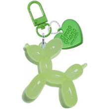 (Full Green) Pithayla Keychain for Girls Cute Balloon Dog Design Women Keyring Bag Charm Pendant for Backpack Aesthetic Accessories