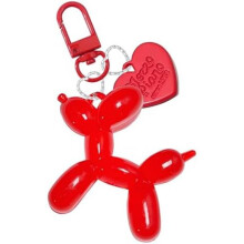 (Full Red) Pithayla Keychain for Girls Cute Balloon Dog Design Women Keyring Bag Charm Pendant for Backpack Aesthetic Accessories