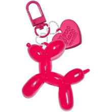 (Full Rose Red) Pithayla Keychain for Girls Cute Balloon Dog Design Women Keyring Bag Charm Pendant for Backpack Aesthetic Accessories