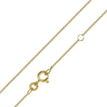 (38 cm) Trendor Kids Necklace 333 Gold Venetian Chain 0.7mm 75619 Real Gold Jewelry Gift for Girls Boys