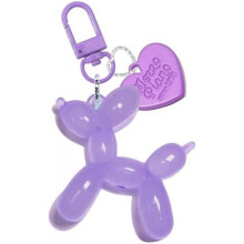 (Full Purple) Pithayla Keychain for Girls Cute Balloon Dog Design Women Keyring Bag Charm Pendant for Backpack Aesthetic Accessories