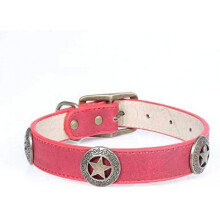 (3.0cmx60cm, Rot) ZHIMENG Dog Collar for Medium Large Dogs 2.5cm Adjustable Pet Training Collar 50cm Red