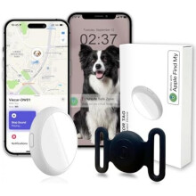 Pet GPS Tracker No Subscription Required IP67 Waterproof Real-Time Location Tracking for Dog Cat Collar 365-Day Battery Life M15