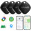 ATUVOS Smart Tag Pro 4 Pack Dual-System Tracker for Android & iOS Key Luggage Finder 1