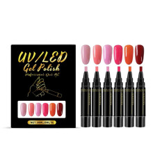 (6) Nail Polish Pen Set 12 Colors Nail Art Polish Pens Quick Dry Easy to Apply for DIY Manicure