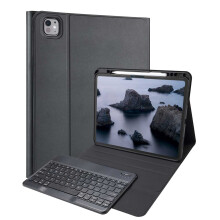 Accezz Bluetooth Keyboard Book Case for Apple iPad Pro 13 (2025) M5 / (2024) M4 - QWERTY / NL - Black