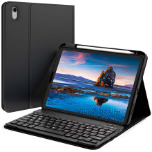 Accezz Bluetooth Keyboard Book Case for Apple iPad 11 (2025) 11 inch A16 / iPad 10 (2022) 10.9 inch - QWERTY / NL - Black