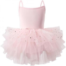 (Rosa A02, 2-4 Jahre) AIEOE Girls Ballet Leotard Classic Tutu Dress Cotton Sleeveless Dancewear with Snap Button 1-8 Years