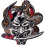 Hannya Oni Mask Embroidered Patch Iron On or Sew On 1