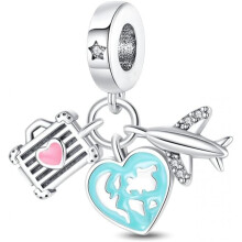(0PAC632) 925 Sterling Silver Charm Pendant for Bracelet Women, Pandach Beads Fit European Bracelets Necklace, Gift for Women Girls
