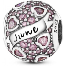 (KJC099) 925 Sterling Silver Charm Pendant for Bracelet Women, Pandach Beads Fit European Bracelets Necklace, Gift for Women Girls