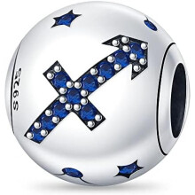 (3PAC251-9) 925 Sterling Silver Charm Pendant for Bracelet Women, Pandach Beads Fit European Bracelets Necklace, Gift for Women Girls