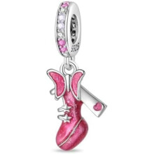 (0PAC1193) 925 Sterling Silver Charm Pendant for Bracelet Women, Pandach Beads Fit European Bracelets Necklace, Gift for Women Girls