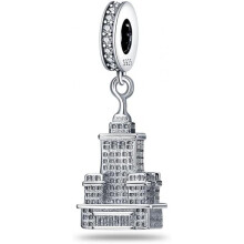 (PAC139) 925 Sterling Silver Charm Pendant for Bracelet Women, Pandach Beads Fit European Bracelets Necklace, Gift for Women Girls