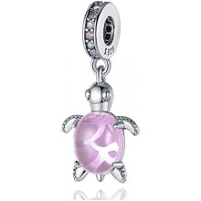 (3CMS1558a) 925 Sterling Silver Charm Pendant for Bracelet Women, Pandach Beads Fit European Bracelets Necklace, Gift for Women Girls