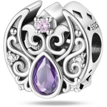 (0PAC952) 925 Sterling Silver Charm Pendant for Bracelet Women, Pandach Beads Fit European Bracelets Necklace, Gift for Women Girls