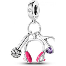 (0KJC663) 925 Sterling Silver Charm Pendant for Bracelet Women, Pandach Beads Fit European Bracelets Necklace, Gift for Women Girls