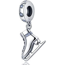 (3PAC032) 925 Sterling Silver Charm Pendant for Bracelet Women, Pandach Beads Fit European Bracelets Necklace, Gift for Women Girls