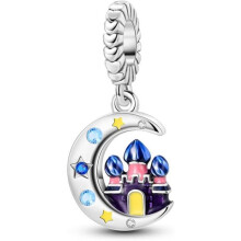(0KJC1087) 925 Sterling Silver Charm Pendant for Bracelet Women, Pandach Beads Fit European Bracelets Necklace, Gift for Women Girls