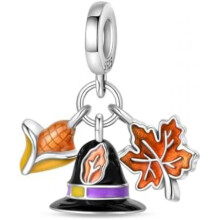 (0PAC1369) 925 Sterling Silver Charm Pendant for Bracelet Women, Pandach Beads Fit European Bracelets Necklace, Gift for Women Girls