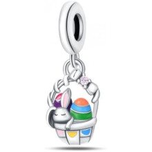 (0PAC822) 925 Sterling Silver Charm Pendant for Bracelet Women, Pandach Beads Fit European Bracelets Necklace, Gift for Women Girls