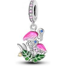 (0KJC1048) 925 Sterling Silver Charm Pendant for Bracelet Women, Pandach Beads Fit European Bracelets Necklace, Gift for Women Girls