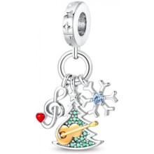(0PAC763) 925 Sterling Silver Charm Pendant for Bracelet Women, Pandach Beads Fit European Bracelets Necklace, Gift for Women Girls