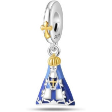 (0PAC854) 925 Sterling Silver Charm Pendant for Bracelet Women, Pandach Beads Fit European Bracelets Necklace, Gift for Women Girls