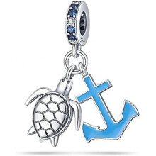 (3PAC202) 925 Sterling Silver Charm Pendant for Bracelet Women, Pandach Beads Fit European Bracelets Necklace, Gift for Women Girls