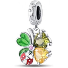 (0PAC958) 925 Sterling Silver Charm Pendant for Bracelet Women, Pandach Beads Fit European Bracelets Necklace, Gift for Women Girls
