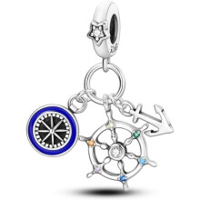 (0KJC701) 925 Sterling Silver Charm Pendant for Bracelet Women, Pandach Beads Fit European Bracelets Necklace, Gift for Women Girls