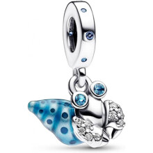 (0CMS1815) 925 Sterling Silver Charm Pendant for Bracelet Women, Pandach Beads Fit European Bracelets Necklace, Gift for Women Girls