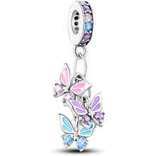 (0KJC684) 925 Sterling Silver Charm Pendant for Bracelet Women, Pandach Beads Fit European Bracelets Necklace, Gift for Women Girls