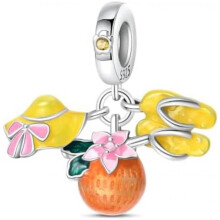 (3PAC1174) 925 Sterling Silver Charm Pendant for Bracelet Women, Pandach Beads Fit European Bracelets Necklace, Gift for Women Girls