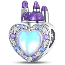 (0PAC829) 925 Sterling Silver Charm Pendant for Bracelet Women, Pandach Beads Fit European Bracelets Necklace, Gift for Women Girls