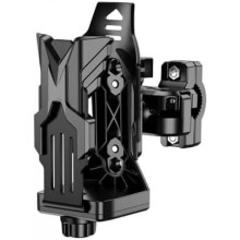 (Schwarz) CFMOTO 250SR 450SR Motorcycle Cup Holder Green Adjustable Handlebar Drink Holder