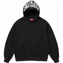 (royal blue, XL) Supr Hoodie Men's Fleece-Lined Loose Streetwear Hip Hop Long Sleeve Pullover Solid Color