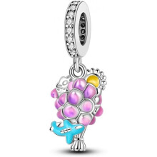 (0KJC1112) 925 Sterling Silver Charm Pendant for Bracelet Women, Pandach Beads Fit European Bracelets Necklace, Gift for Women Girls