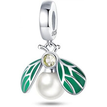 (3PAC376) 925 Sterling Silver Charm Pendant for Bracelet Women, Pandach Beads Fit European Bracelets Necklace, Gift for Women Girls
