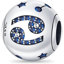 (3PAC251-4) 925 Sterling Silver Charm Pendant for Bracelet Women, Pandach Beads Fit European Bracelets Necklace, Gift for Women Girls