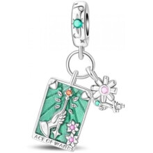 (0PAC1607) 925 Sterling Silver Charm Pendant for Bracelet Women, Pandach Beads Fit European Bracelets Necklace, Gift for Women Girls