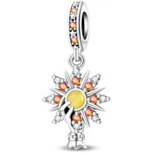 (0PAC1436) 925 Sterling Silver Charm Pendant for Bracelet Women, Pandach Beads Fit European Bracelets Necklace, Gift for Women Girls